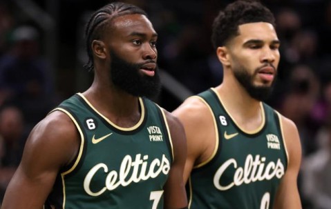 石油杯-塔图姆&amp;布朗合砍57分 赛季伊始双探花便势不可挡？